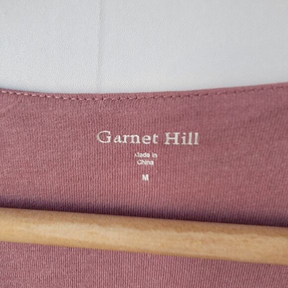 Garnet Hill top Womens size M Folkloric Embroidered Knit - Picture 8 of 9